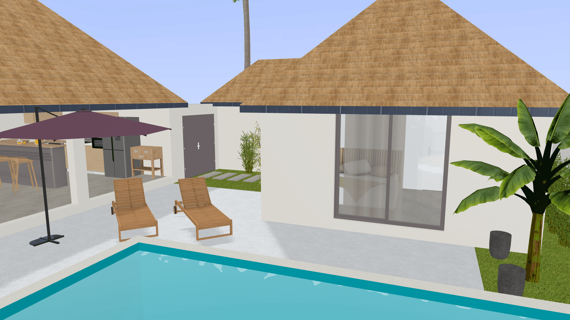 20250123-12163631-TypeB-capture-3d(1) TK Sunset - Samui - Villa type B