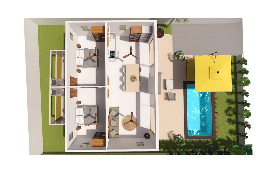 Villa Type A – 2 chambres – 120 à 150 m2