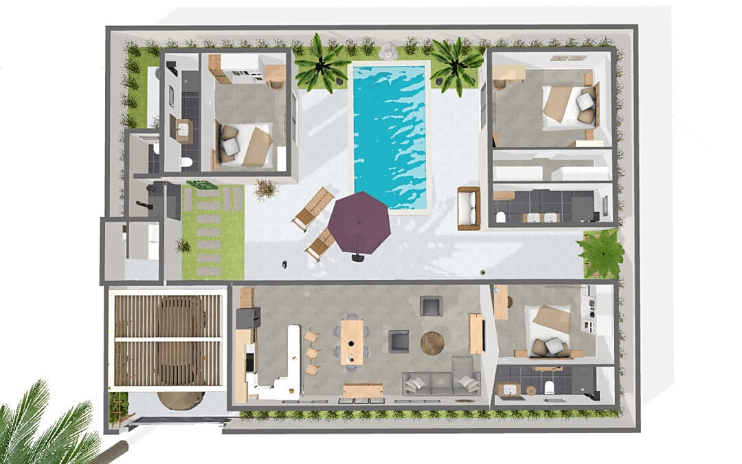 Villa Type B – 3 chambres – 248 à 266 m2