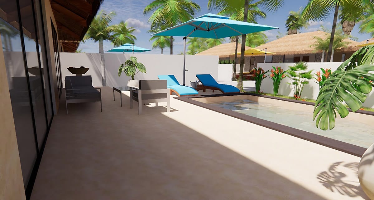 TK-Sunset-Villa-typeA-terrace-view-1 TK Sunset - Thong Krut - Koh Samui - Villa type A
